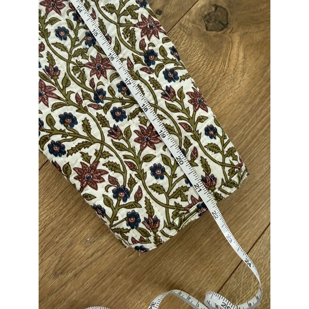 THE VERMONT COUNTRY STORE S quilted cotton floral coat barn jacket reversible - Picture 8 of 10